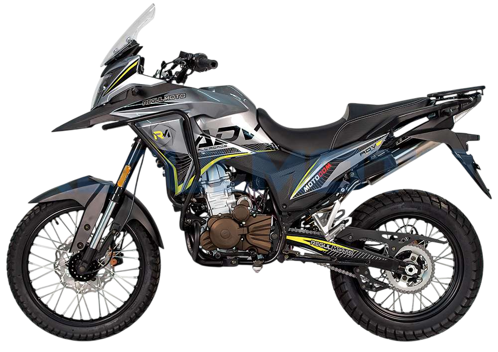 Мотоцикл Regulmoto ADV 300 S, спицованные колеса с ПТС (Черный/ серый)