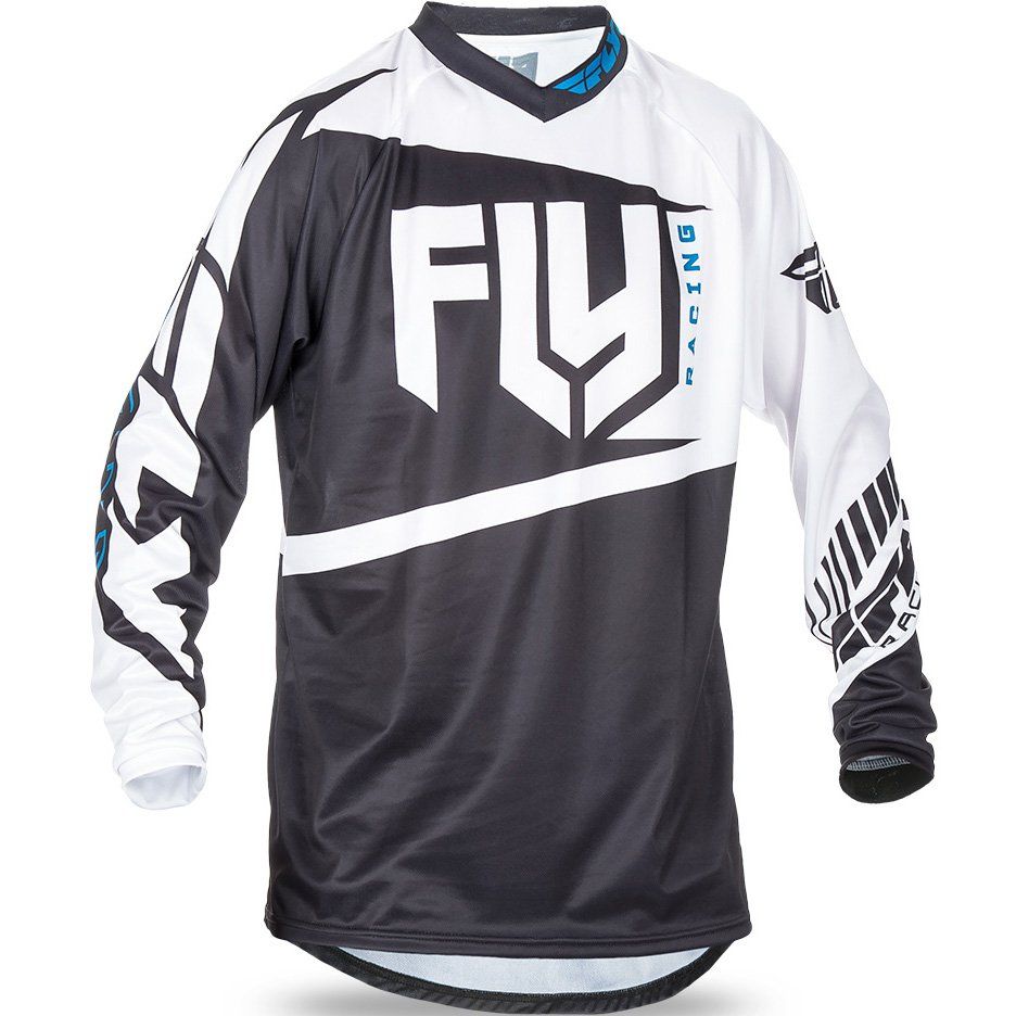 Джерси FLY RACING F-16 Black/White